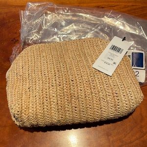 NWT Eileen fisher natural clutch